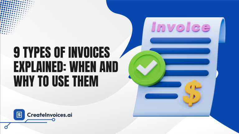 Types of Invoices Explained