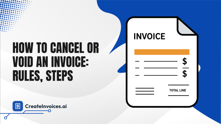 Cancel or Void an Invoice