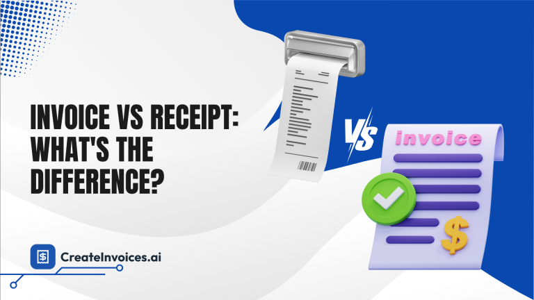 Invoice vs Receipt - Difference