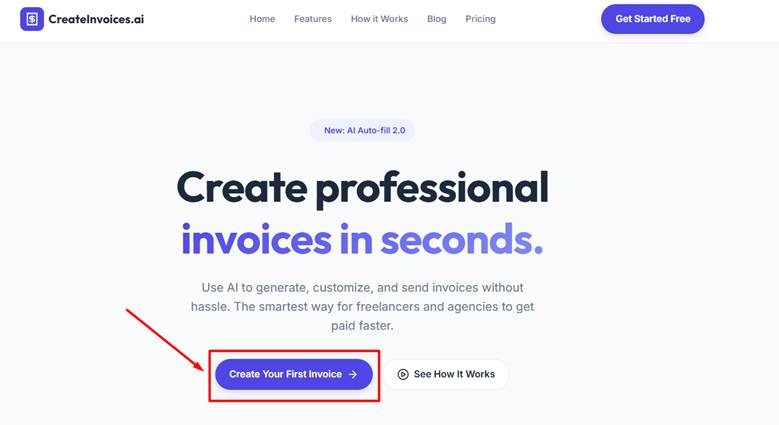 First Invoice as freelancer
